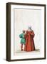 Theatre Costume Designs for Shakespeare's Play, Henry VIII, 19th Century-null-Framed Giclee Print