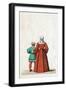 Theatre Costume Designs for Shakespeare's Play, Henry VIII, 19th Century-null-Framed Giclee Print