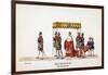 Theatre Costume Designs for Shakespeare's Play, Henry VIII, 19th Century-null-Framed Giclee Print