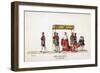 Theatre Costume Designs for Shakespeare's Play, Henry VIII, 19th Century-null-Framed Giclee Print