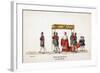 Theatre Costume Designs for Shakespeare's Play, Henry VIII, 19th Century-null-Framed Giclee Print