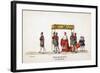 Theatre Costume Designs for Shakespeare's Play, Henry VIII, 19th Century-null-Framed Giclee Print