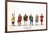 Theatre Costume Designs for Shakespeare's Play, Henry VIII, 19th Century-null-Framed Giclee Print