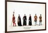 Theatre Costume Designs for Shakespeare's Play, Henry VIII, 19th Century-null-Framed Giclee Print