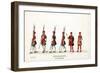 Theatre Costume Designs for Shakespeare's Play, Henry VIII, 19th Century-null-Framed Giclee Print