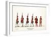 Theatre Costume Designs for Shakespeare's Play, Henry VIII, 19th Century-null-Framed Giclee Print