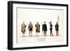 Theatre Costume Designs for Shakespeare's Play, Henry VIII, 19th Century-null-Framed Giclee Print