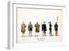 Theatre Costume Designs for Shakespeare's Play, Henry VIII, 19th Century-null-Framed Giclee Print