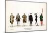 Theatre Costume Designs for Shakespeare's Play, Henry VIII, 19th Century-null-Mounted Giclee Print