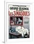 Theatre de Grand Guignol, Les 3 Masques-Adrien Barrere-Framed Art Print