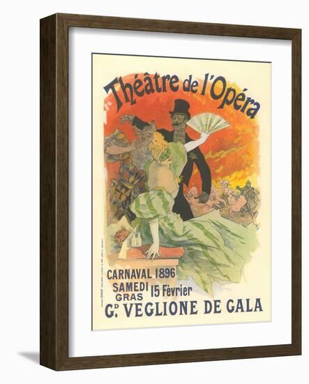 Theatre de L'Opera, 1896-null-Framed Art Print