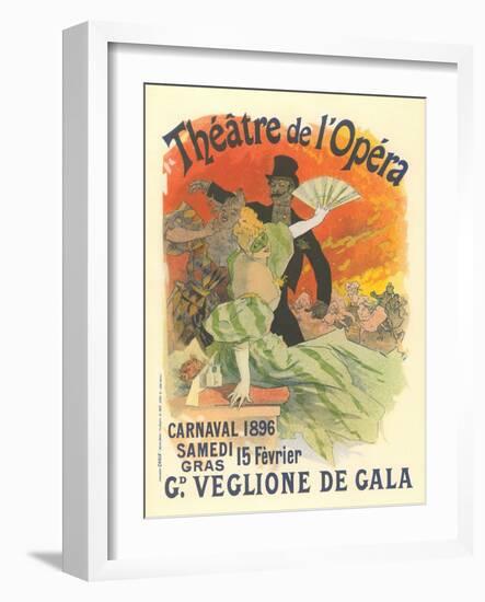 Theatre de L'Opera, 1896-null-Framed Art Print