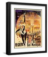 Theatre De L'Opera Bal Masque-null-Framed Art Print