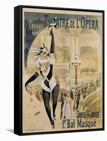 Theatre De L'Opera Poster-Henri Gray-Framed Stretched Canvas