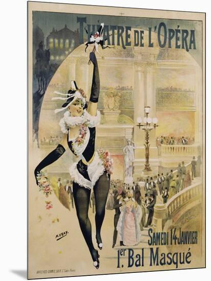 Theatre De L'Opera Poster-Henri Gray-Mounted Giclee Print