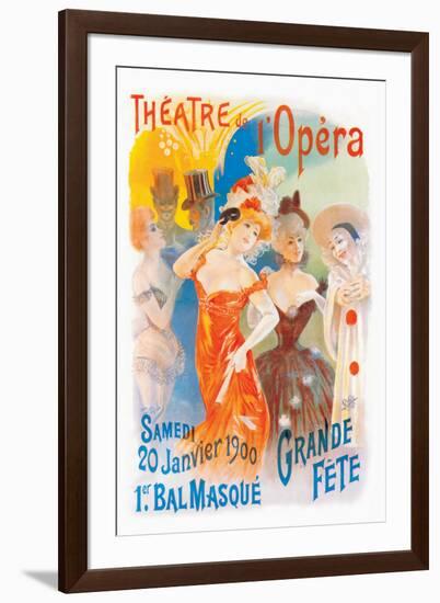 Theatre de l'Opera-null-Framed Art Print