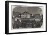 Theatre Des Zouaves, in the French Camp, before Sebastopol-null-Framed Giclee Print