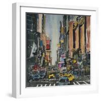 Theatre District, New York-Susan Brown-Framed Giclee Print