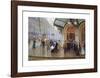 Theatre du Vaudeville-Jean-Georges Beraud-Framed Premium Giclee Print