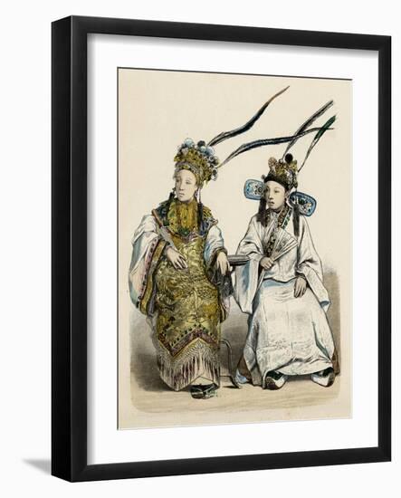 Theatre, Exotic, Actresses-null-Framed Art Print