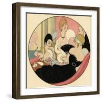 Theatre from a Box 1916-Gerda Wegener-Framed Art Print