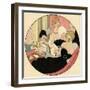 Theatre from a Box 1916-Gerda Wegener-Framed Art Print