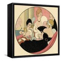 Theatre from a Box 1916-Gerda Wegener-Framed Stretched Canvas