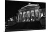 Theatre, 'Gendarmenmarkt', Berlin, middle, night photography-Christian Hikade-Mounted Photographic Print