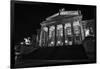 Theatre, 'Gendarmenmarkt', Berlin, middle, night photography-Christian Hikade-Framed Photographic Print