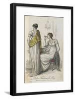 Theatre-Goers 1814-null-Framed Art Print