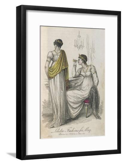 Theatre-Goers 1814--Framed Art Print