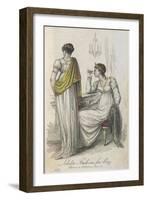 Theatre-Goers 1814-null-Framed Art Print