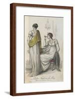 Theatre-Goers 1814-null-Framed Art Print