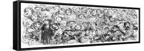 Theatre Going: Audience in the Pit-Hablot Knight Browne-Framed Stretched Canvas