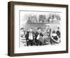 Theatre Going: the Audience, 1858-null-Framed Art Print