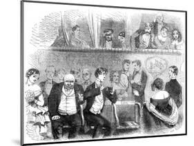 Theatre Going: the Audience, 1858-null-Mounted Art Print