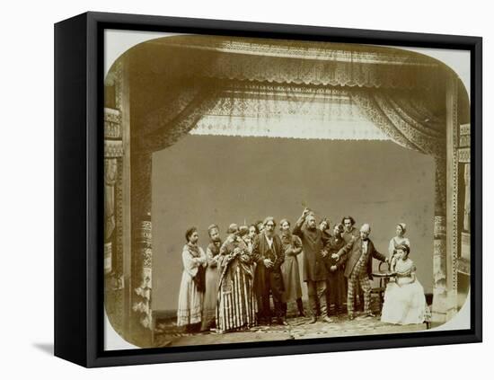 Theatre Group of the Folk Theatre, Russia, 1892-null-Framed Stretched Canvas