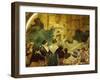 Theatre in Orange, France, Fresco, 1905 in Restaurant Le Train Bleu (Blue Train)-Albert Maignan-Framed Giclee Print