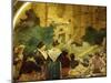 Theatre in Orange, France, Fresco, 1905 in Restaurant Le Train Bleu (Blue Train)-Albert Maignan-Mounted Giclee Print