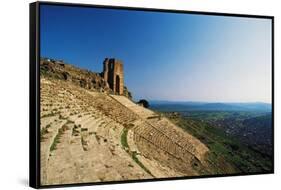 Theatre in Pergamon, Turkey, Hellenistic Civilization, 3rd Century BC-null-Framed Stretched Canvas