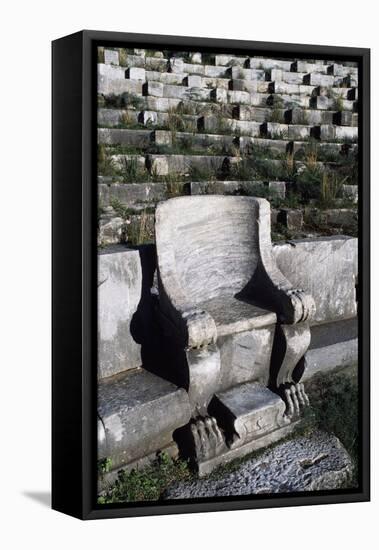 Theatre in Priene, Turkey-null-Framed Stretched Canvas