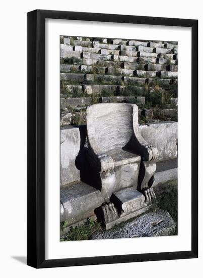 Theatre in Priene, Turkey-null-Framed Giclee Print