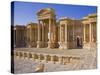 Theatre in the Spectacular Ruined City of Palmyra, Syria-Julian Love-Stretched Canvas