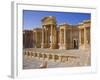 Theatre in the Spectacular Ruined City of Palmyra, Syria-Julian Love-Framed Photographic Print