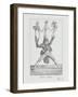 Théâtre italien :lithographie, un seul état-Eugene Delacroix-Framed Giclee Print