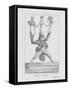 Théâtre italien :lithographie, un seul état-Eugene Delacroix-Framed Stretched Canvas