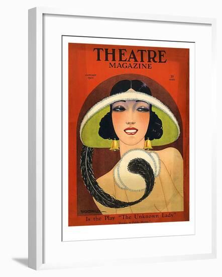 Theatre Magazine, 1924, USA-null-Framed Giclee Print