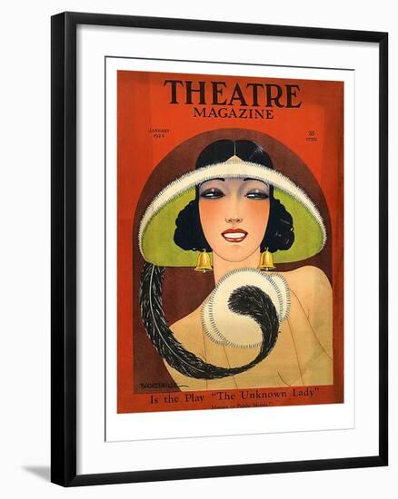 Theatre Magazine, 1924, USA-null-Framed Giclee Print