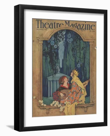 Theatre Magazine, Art Deco Magazine, USA, 1921-null-Framed Giclee Print