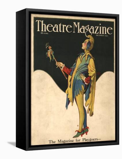 Theatre Magazine, Clowns Jesters Magazine, USA, 1921-null-Framed Stretched Canvas